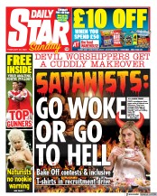 Daily Star Sunday () Newspaper Front Page for 26 February 2023