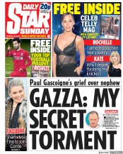 Daily Star Sunday () Newspaper Front Page for 26 August 2018