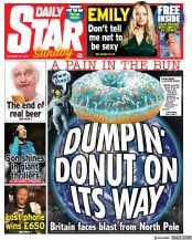 Daily Star Sunday () Newspaper Front Page for 29 January 2023