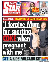 Daily Star Sunday () Newspaper Front Page for 29 July 2018