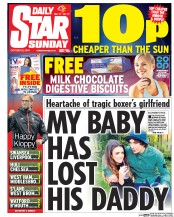 Daily Star Sunday () Newspaper Front Page for 2 October 2016