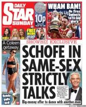 Daily Star Sunday () Newspaper Front Page for 2 August 2020