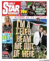 Daily Star Sunday () Newspaper Front Page for 30 August 2020