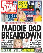 Daily Star Sunday () Newspaper Front Page for 30 September 2018