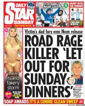 Daily Star Sunday () Newspaper Front Page for 3 June 2018