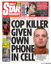 Daily Star Sunday () Newspaper Front Page for 5 May 2019