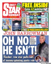 Daily Star Sunday () Newspaper Front Page for 6 June 2021