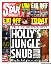 Daily Star Sunday () Newspaper Front Page for 8 December 2019