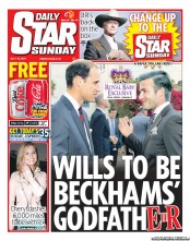 Daily Star Sunday () Newspaper Front Page for 10 July 2011