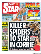 Daily Star Sunday () Newspaper Front Page for 11 October 2014