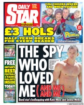Daily Star Sunday () Newspaper Front Page for 1 February 2014