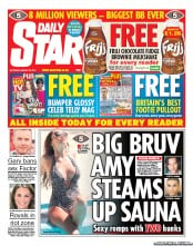 Daily Star Sunday () Newspaper Front Page for 20 August 2011