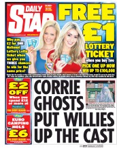 Daily Star Sunday () Newspaper Front Page for 22 February 2014