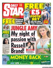 Daily Star Sunday () Newspaper Front Page for 23 November 2013