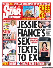 Daily Star Sunday () Newspaper Front Page for 28 August 2011