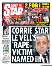 Daily Star Sunday () Newspaper Front Page for 2 March 2013