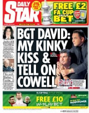 Daily Star Sunday () Newspaper Front Page for 30 May 2015