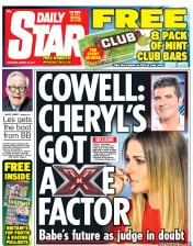 Daily Star Sunday () Newspaper Front Page for 30 August 2014