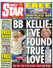 Daily Star Sunday () Newspaper Front Page for 6 September 2014