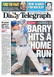 Daily Telegraph (Australia) Newspaper Front Page for 12 June 2013