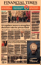 Financial Times () Newspaper Front Page for 10 February 2022