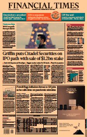 Financial Times () Newspaper Front Page for 12 January 2022
