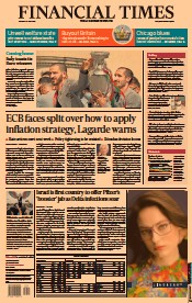 Financial Times () Newspaper Front Page for 13 July 2021