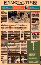 Financial Times () Newspaper Front Page for 14 July 2021
