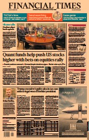 Financial Times () Newspaper Front Page for 19 August 2022