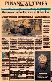 Financial Times () Newspaper Front Page for 1 March 2022