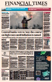Financial Times () Newspaper Front Page for 20 January 2023