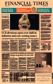 Financial Times () Newspaper Front Page for 23 July 2021