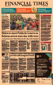Financial Times () Newspaper Front Page for 26 May 2021