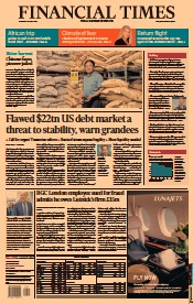 Financial Times () Newspaper Front Page for 29 July 2021