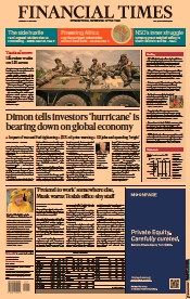 Financial Times () Newspaper Front Page for 2 June 2022