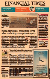 Financial Times () Newspaper Front Page for 30 June 2021