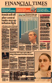Financial Times () Newspaper Front Page for 4 February 2022