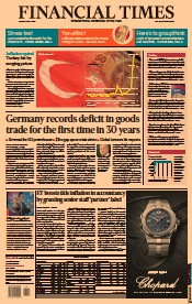Financial Times () Newspaper Front Page for 5 July 2022
