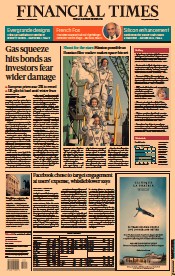Financial Times () Newspaper Front Page for 6 October 2021