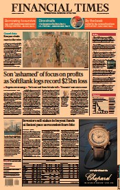 Financial Times () Newspaper Front Page for 9 August 2022