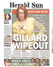 Herald Sun (Australia) Newspaper Front Page for 4 June 2013