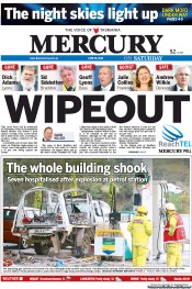 Hobart Mercury (Australia) Newspaper Front Page for 15 June 2013