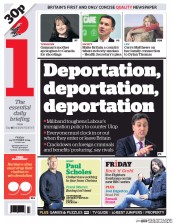 I Newspaper () Newspaper Front Page for 24 October 2014