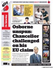 I Newspaper () Newspaper Front Page for 8 November 2014