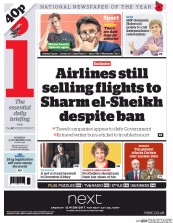 I Newspaper () Newspaper Front Page for 9 November 2015