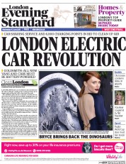 London Evening Standard () Newspaper Front Page for 11 June 2015