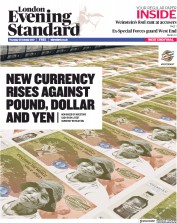 London Evening Standard () Newspaper Front Page for 13 October 2017