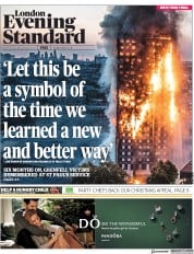 London Evening Standard () Newspaper Front Page for 15 December 2017