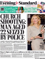 London Evening Standard () Newspaper Front Page for 17 January 2023