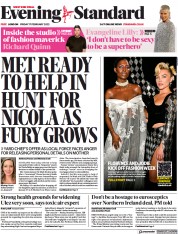 London Evening Standard () Newspaper Front Page for 18 February 2023
